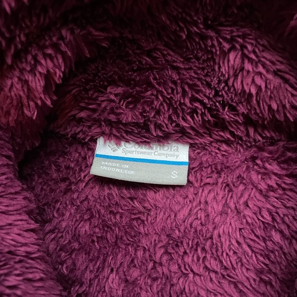 Columbia double plush sporty zip fleece jacket - Picture 2 of 2
